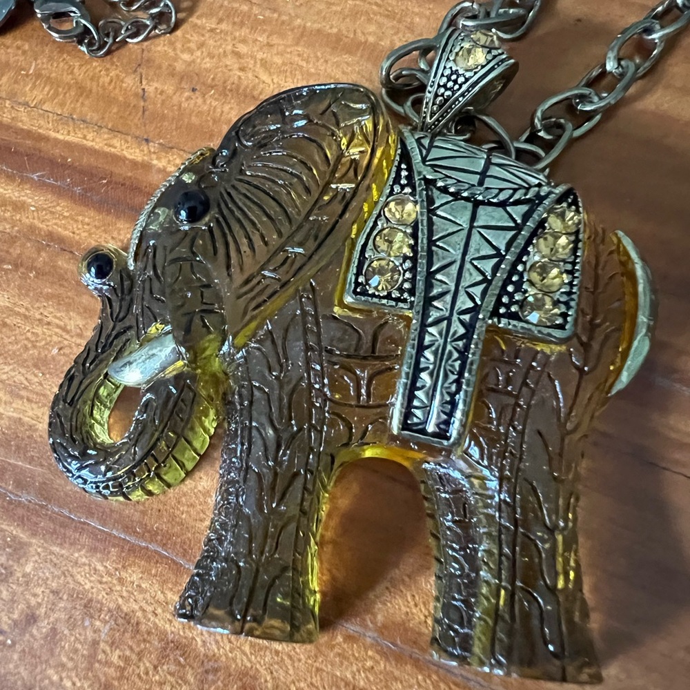 Real Collectibles by Adrienne Elephant Pendant